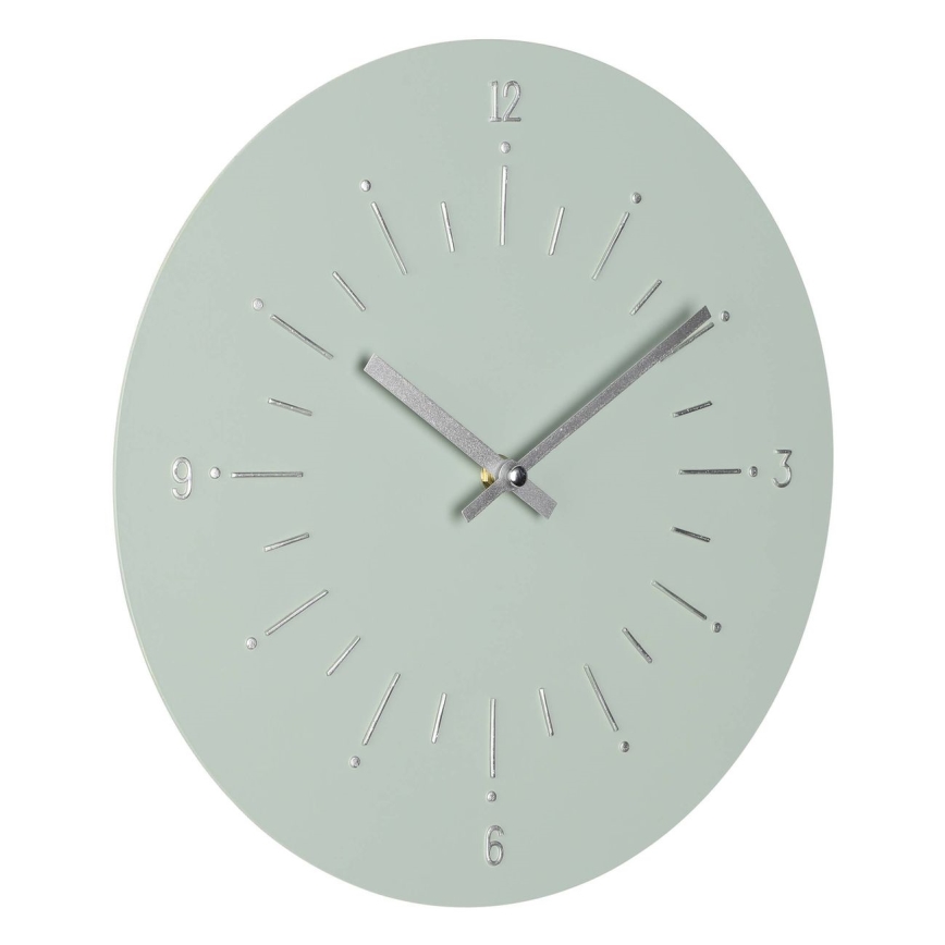 Eglo - Стенен часовник 1xAA Ø 30 см зелен