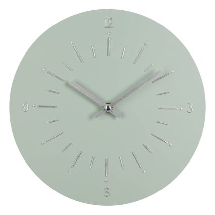 Eglo - Стенен часовник 1xAA Ø 30 см зелен