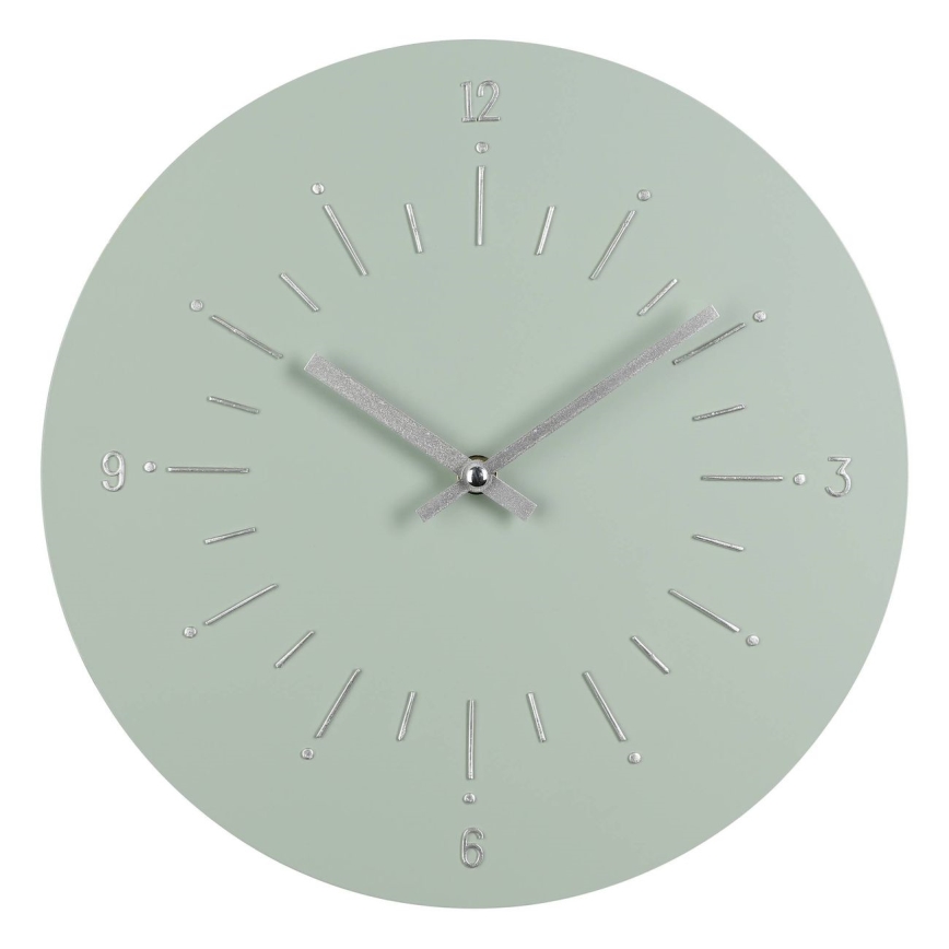 Eglo - Стенен часовник 1xAA Ø 30 см зелен