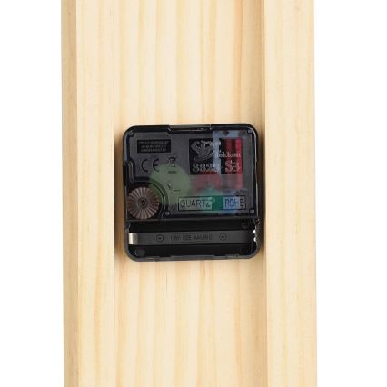 Eglo - Стенен часовник 1xAA 56x40 см дърво/метал