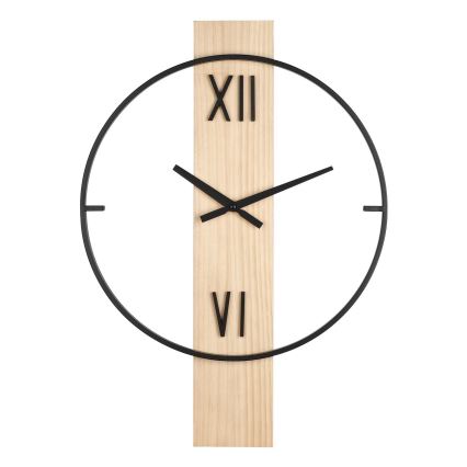Eglo - Стенен часовник 1xAA 56x40 см дърво/метал
