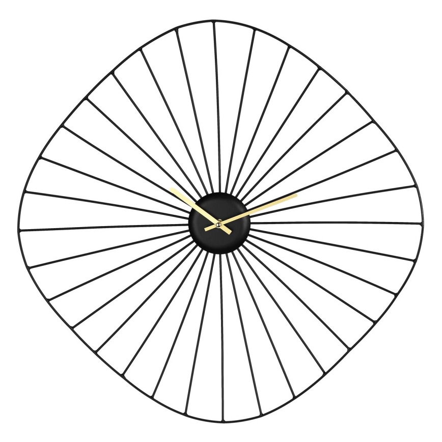 Eglo - Стенен часовник 1xAA 60x60 см черен