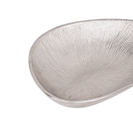 Eglo - Декоративен поднос 17,5x24,5 см сребрист