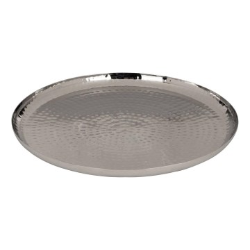 Eglo 427598 - Декоративен поднос FORLEYET, диаметър 30 см, лъскав хром