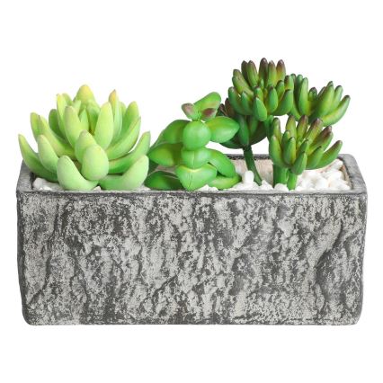 Eglo - Изкуствено растение в саксия 14,5x17,8 см сукулент