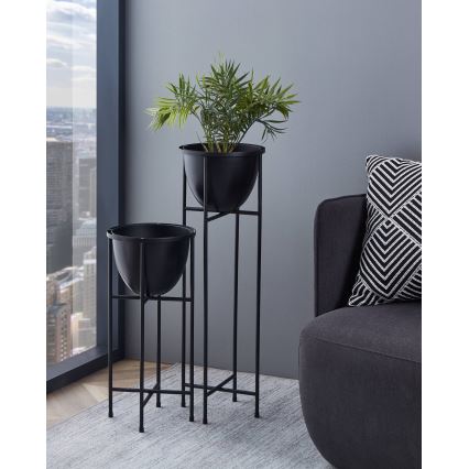 Eglo - Метална саксия 73x23,5 см черен