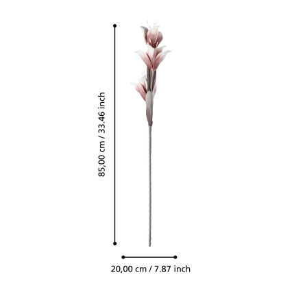 Eglo - Изкуствено цвете 85 см червен