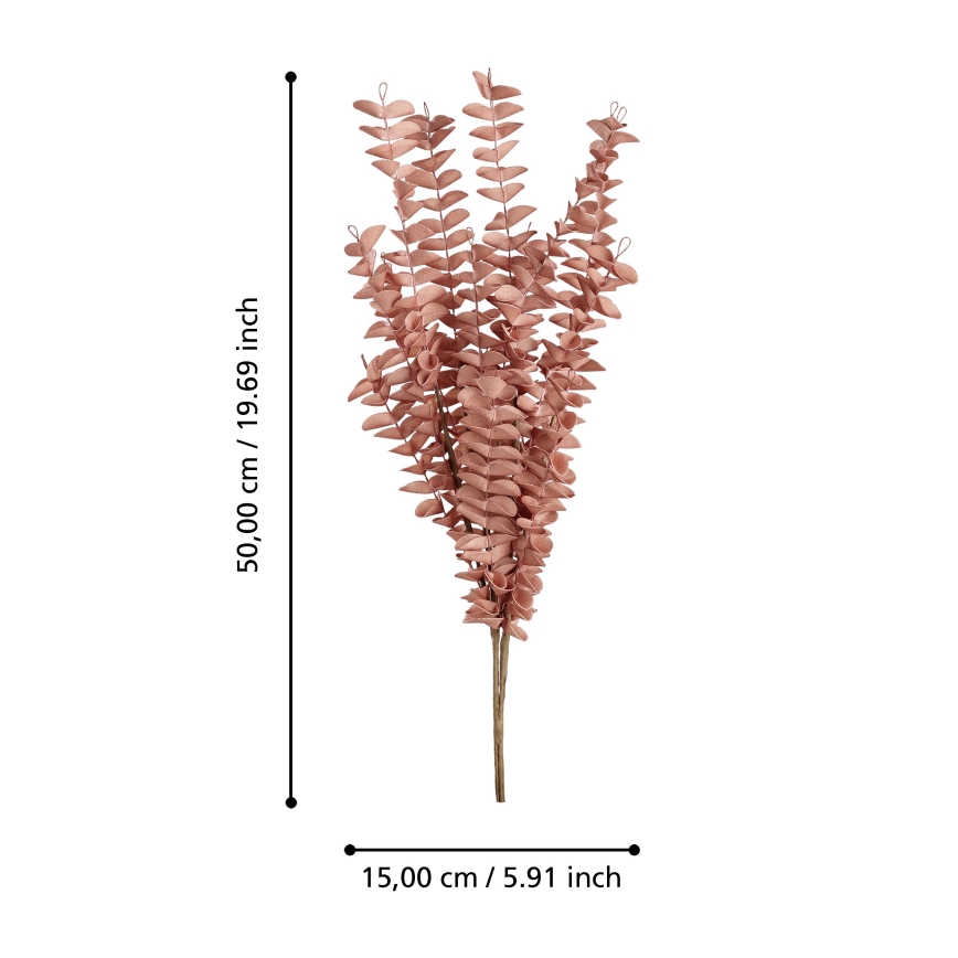 Eglo - Изкуствено цвете 50 см червен