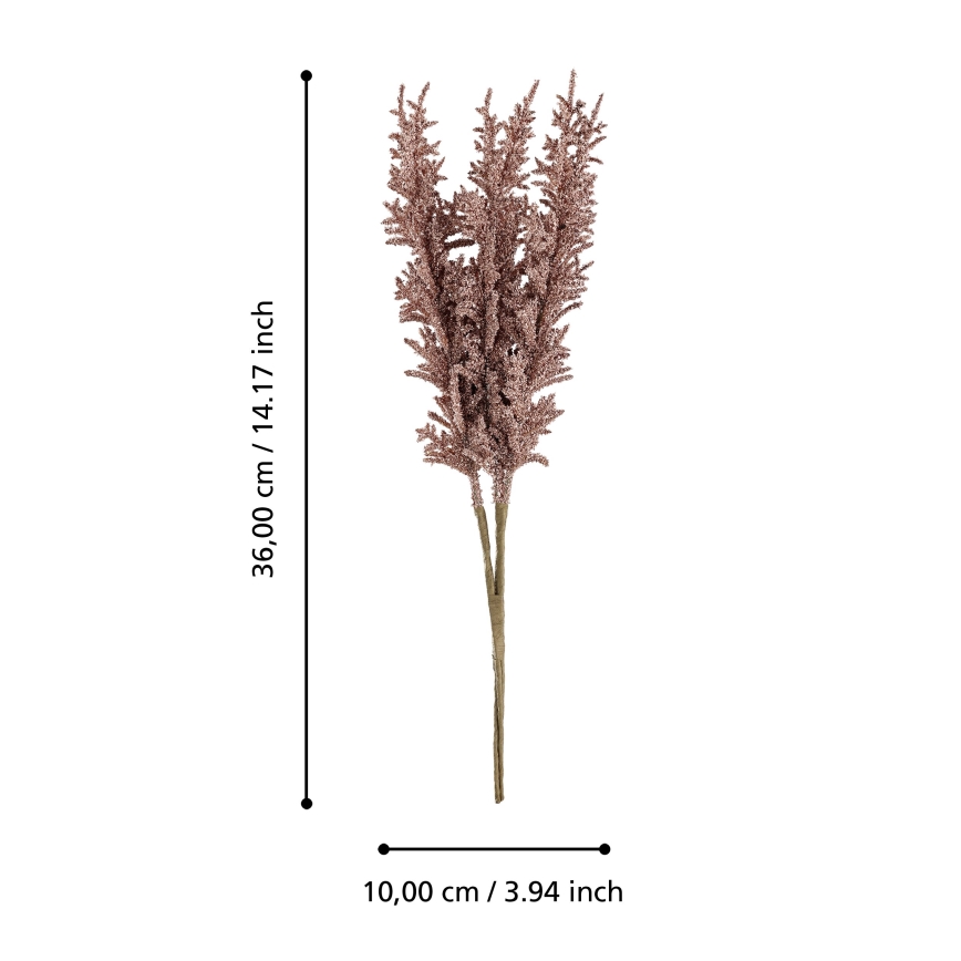 Eglo - Изкуствено цвете 36 см червен