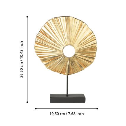 Eglo 429708 - Декорация URAKAWA 26,5x19,5 см златна/черна