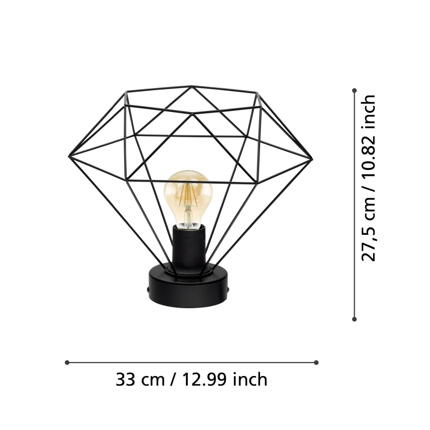 Eglo - повърхностно монтиран Полилей 1xE27/60W/230V