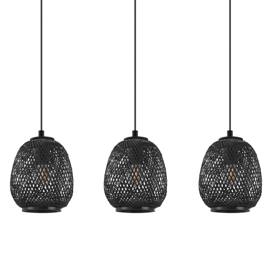 Eglo - Полилей на въже 3xE27/40W/230V