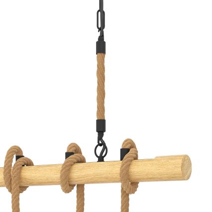 Eglo 43318 - Полилей на верига YOUNGSTOWN 4xE27/40W/230V