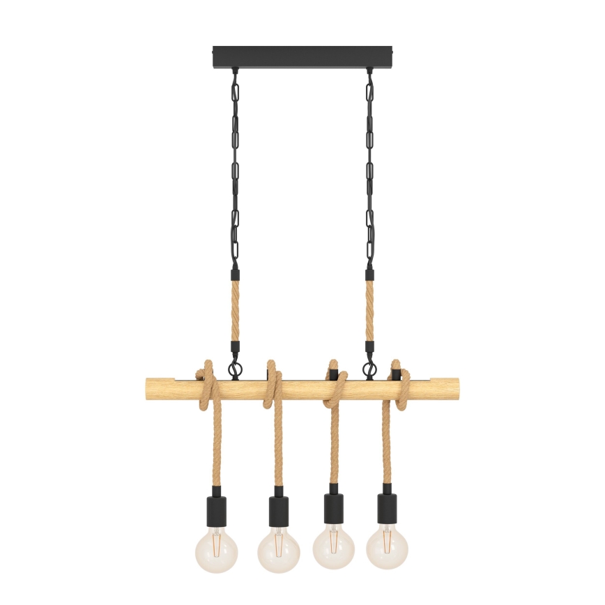 Eglo 43318 - Полилей на верига YOUNGSTOWN 4xE27/40W/230V