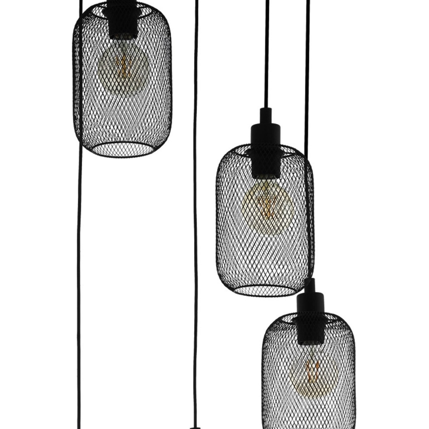 Eglo - Полилей на въже 5xE27/60W/230V