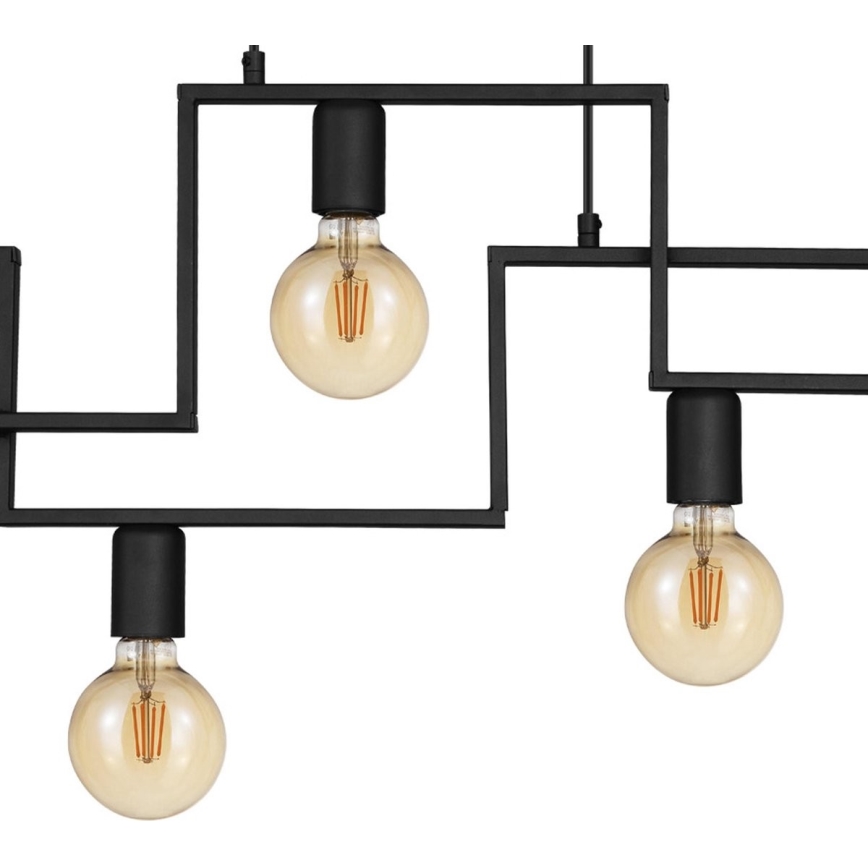 Eglo - Полилей на въже 7xE27/60W/230V