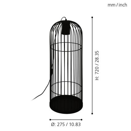 Eglo - LED Лампион 1xGU10/4,6W/230V