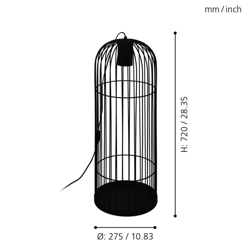 Eglo - LED Лампион 1xGU10/4,6W/230V