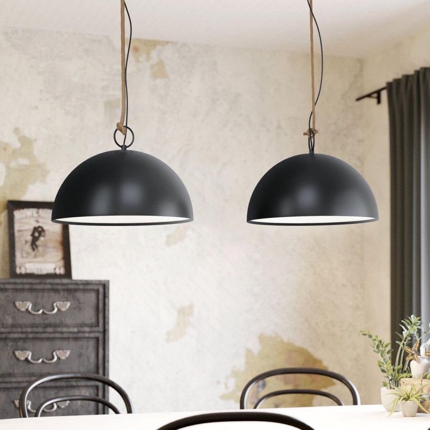 Eglo 43397 - Полилей на кабел HODSOLL 2xE27/40W/230V