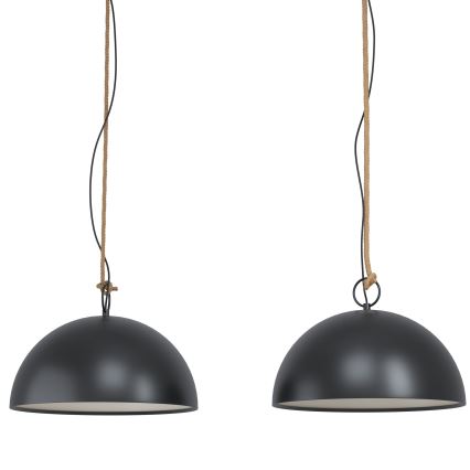 Eglo 43397 - Полилей на кабел HODSOLL 2xE27/40W/230V