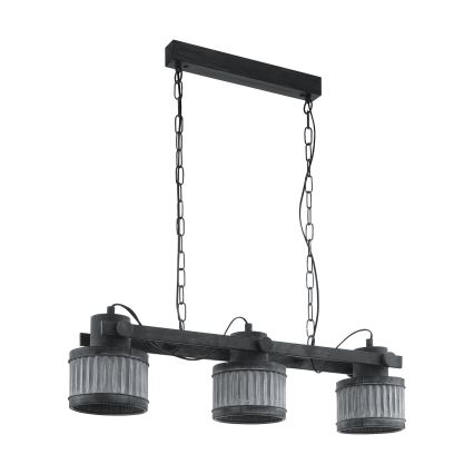 Eglo - Висящ полилей 3xE27/28W/230V
