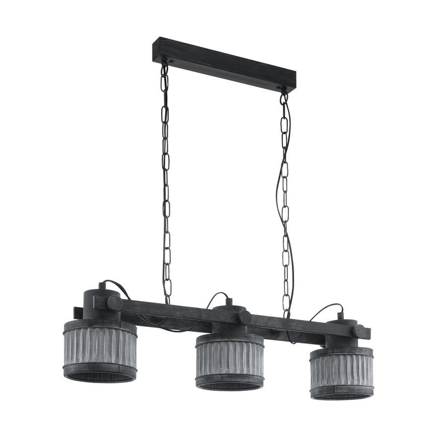 Eglo - Висящ полилей 3xE27/28W/230V