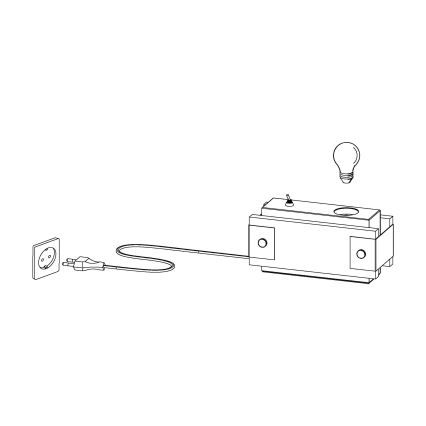 Eglo - Настолна лампа 1xE27/16W/230V