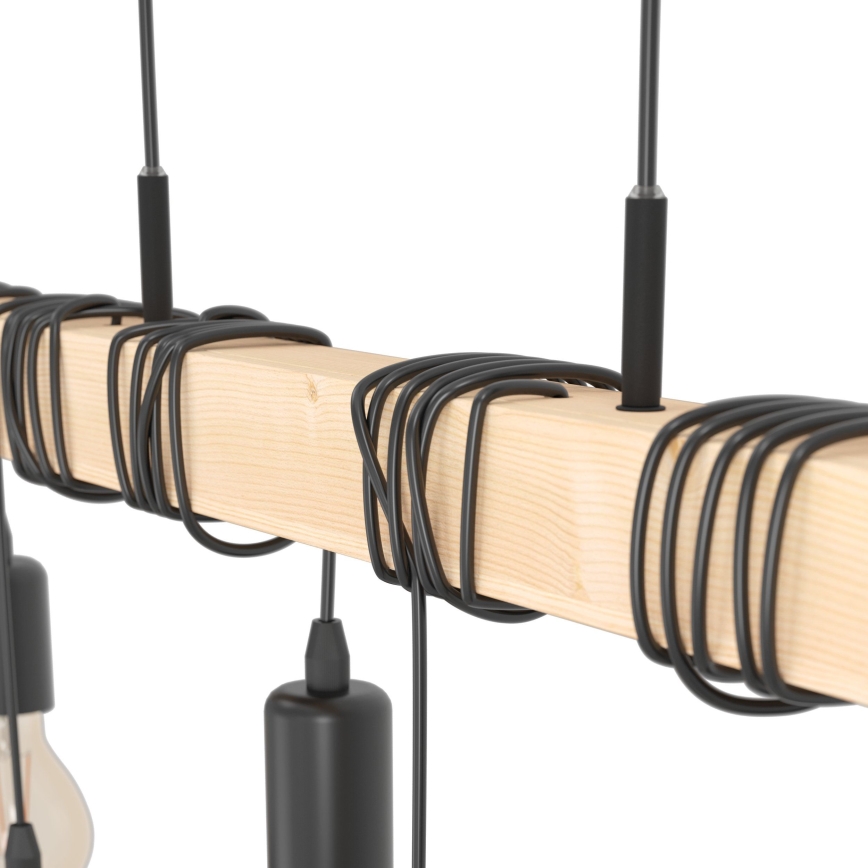 Eglo - Пендел TOWNSHEND 6xE27/60W/230V - FSC сертифицирано
