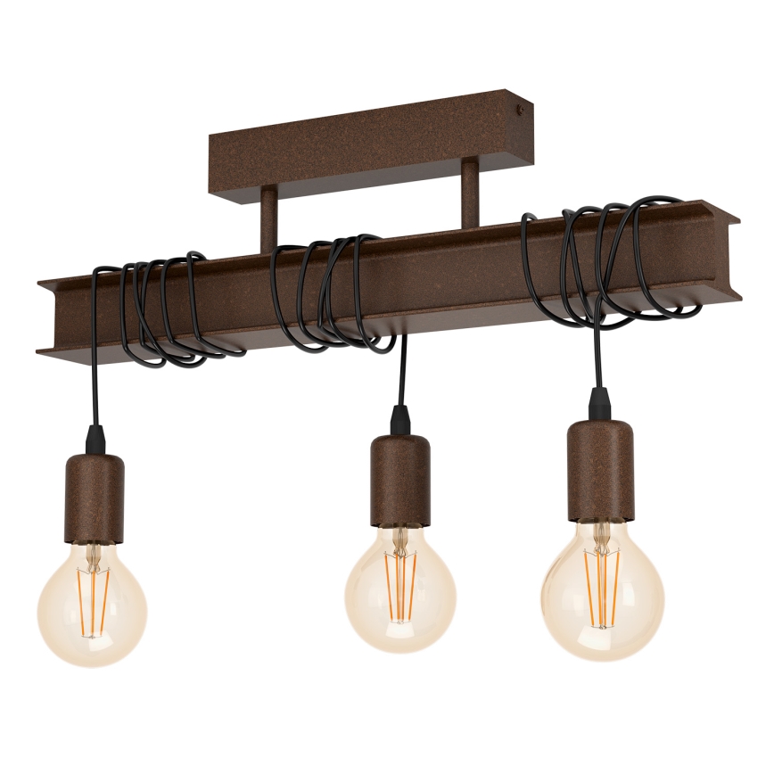 Eglo - Повърхностен полилей TOWNSHEND 3xE27/60W/230V