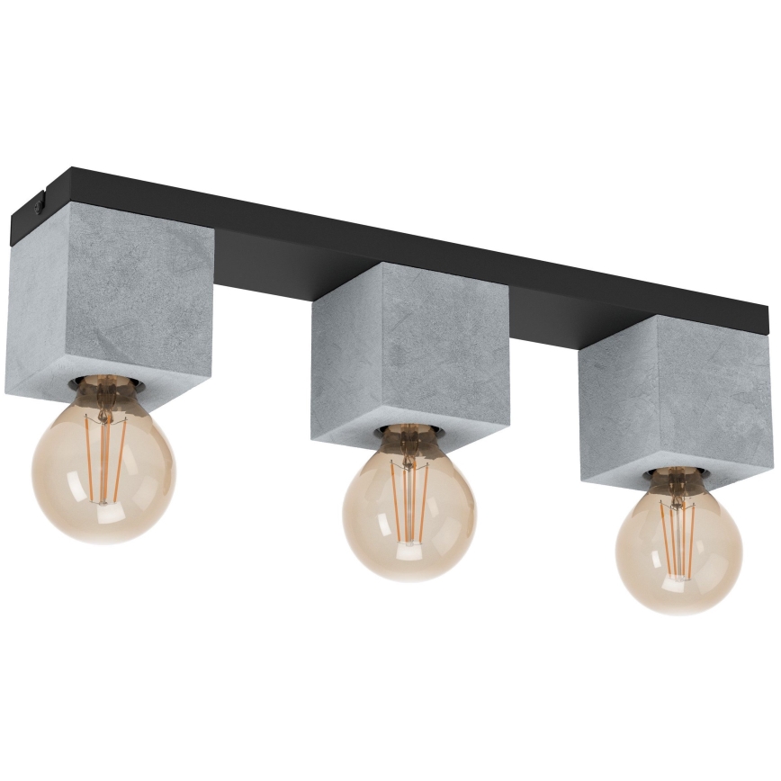 Eglo 43596 - Плафониера PRESTWICK 3xE27/40W/230V