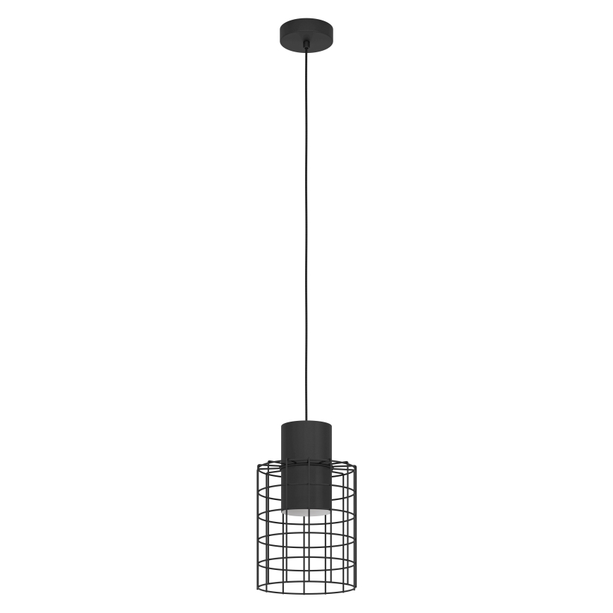 Eglo - Висящ полилей 1xE27/40W/230V Ø 20 см черен