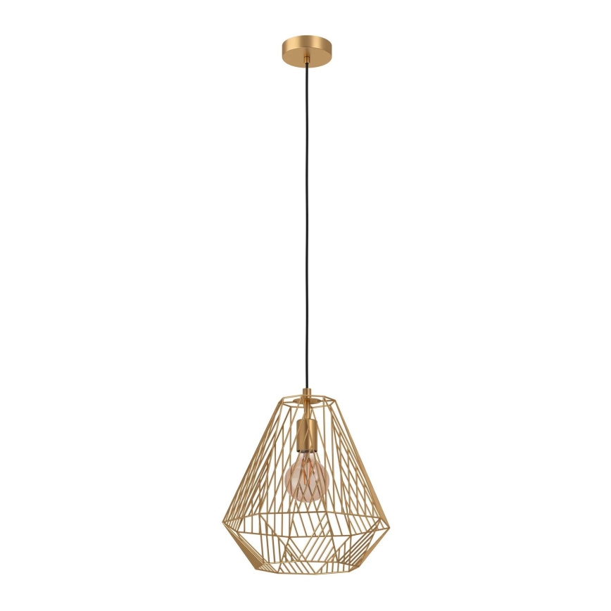 Eglo - Висящ полилей 1xE27/40W/230V златист