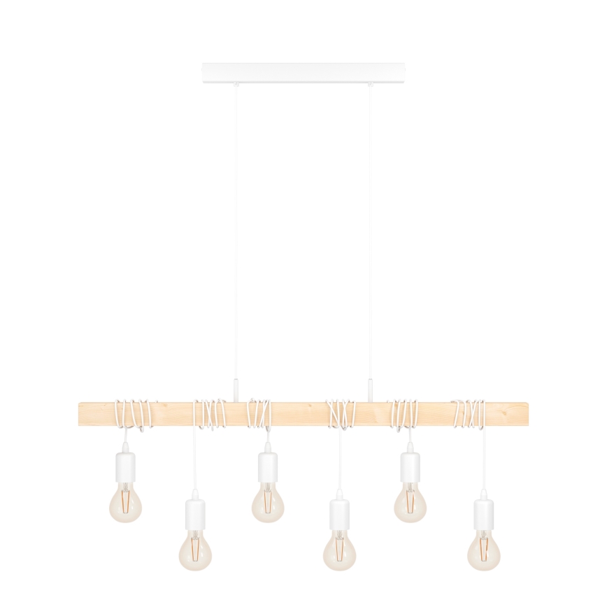 Eglo - Полилей на кабел TOWNSHEND 6xE27/60W/230V