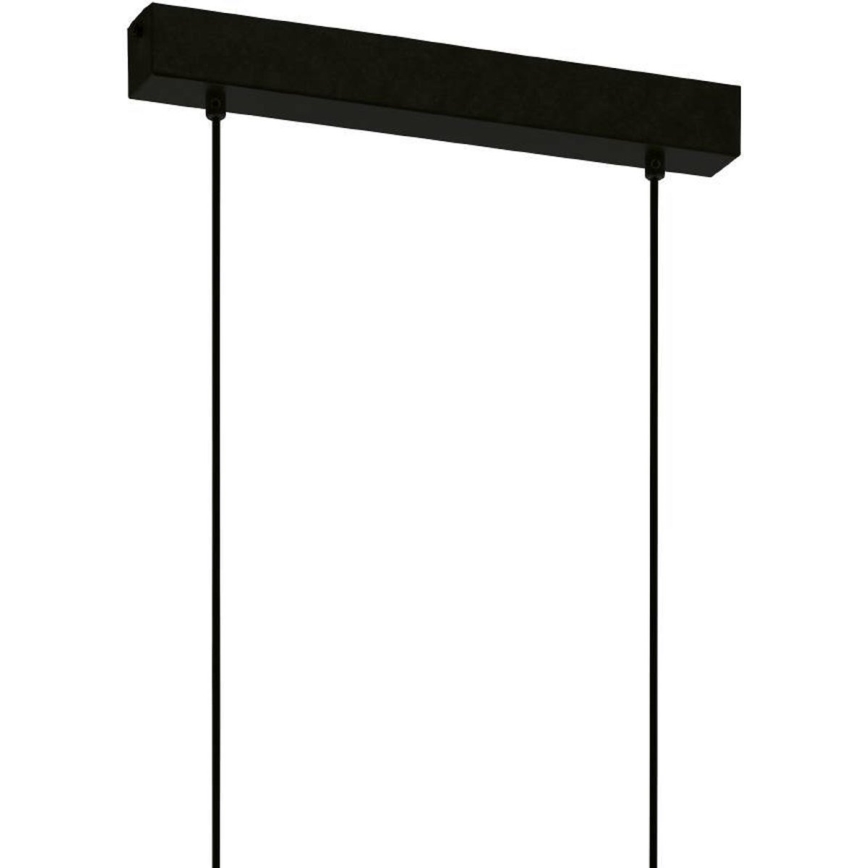 Eglo 43712 - Пендел TOWNSHEND 6xE27/60W/230V черен