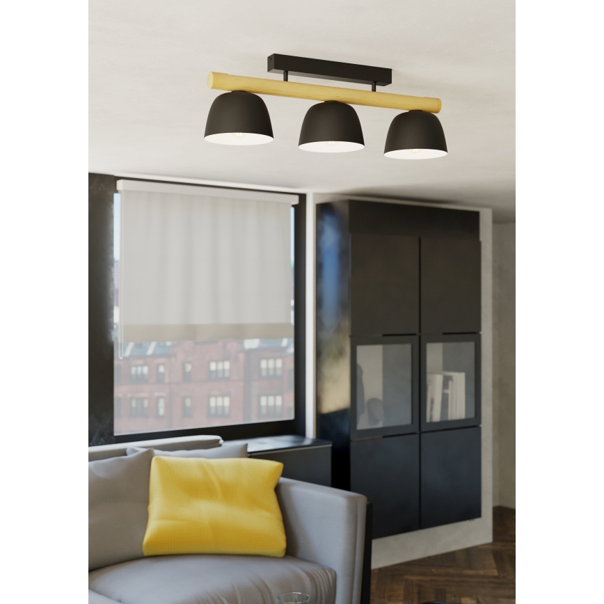 Eglo - Полилей за повърхностен монтаж 3xE27/40W/230V