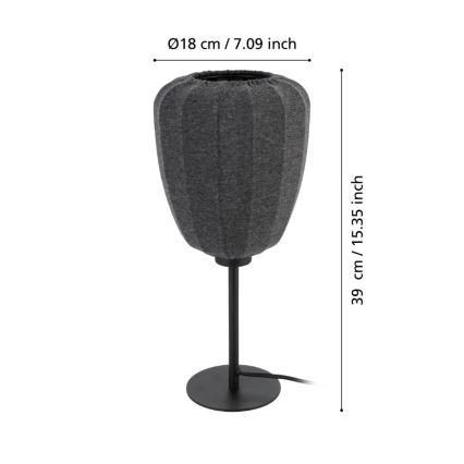 Eglo - Настолна лампа 1xE27/40W/230V