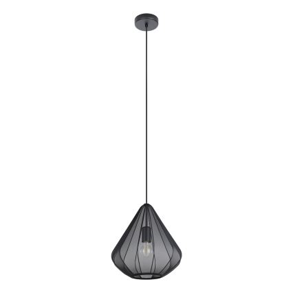 Eglo - Пендел 1xE27/40W/230V Ø 33,5 см черен