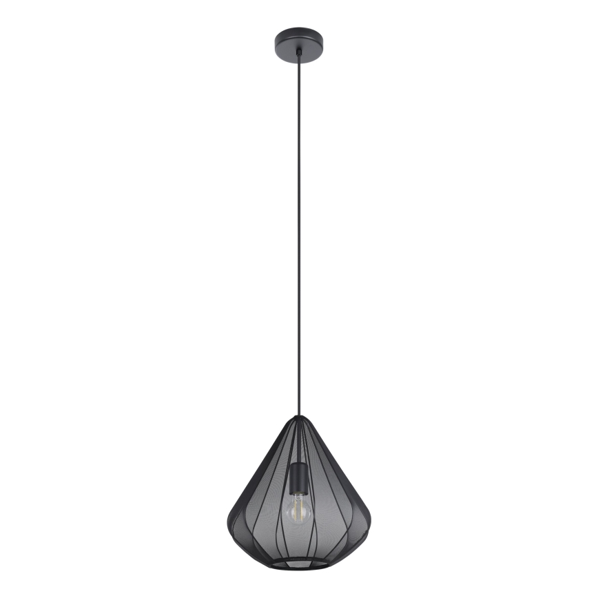 Eglo - Пендел 1xE27/40W/230V Ø 33,5 см черен