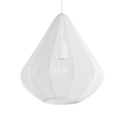 Eglo - Пендел 1xE27/40W/230V Ø 33,5 см бял