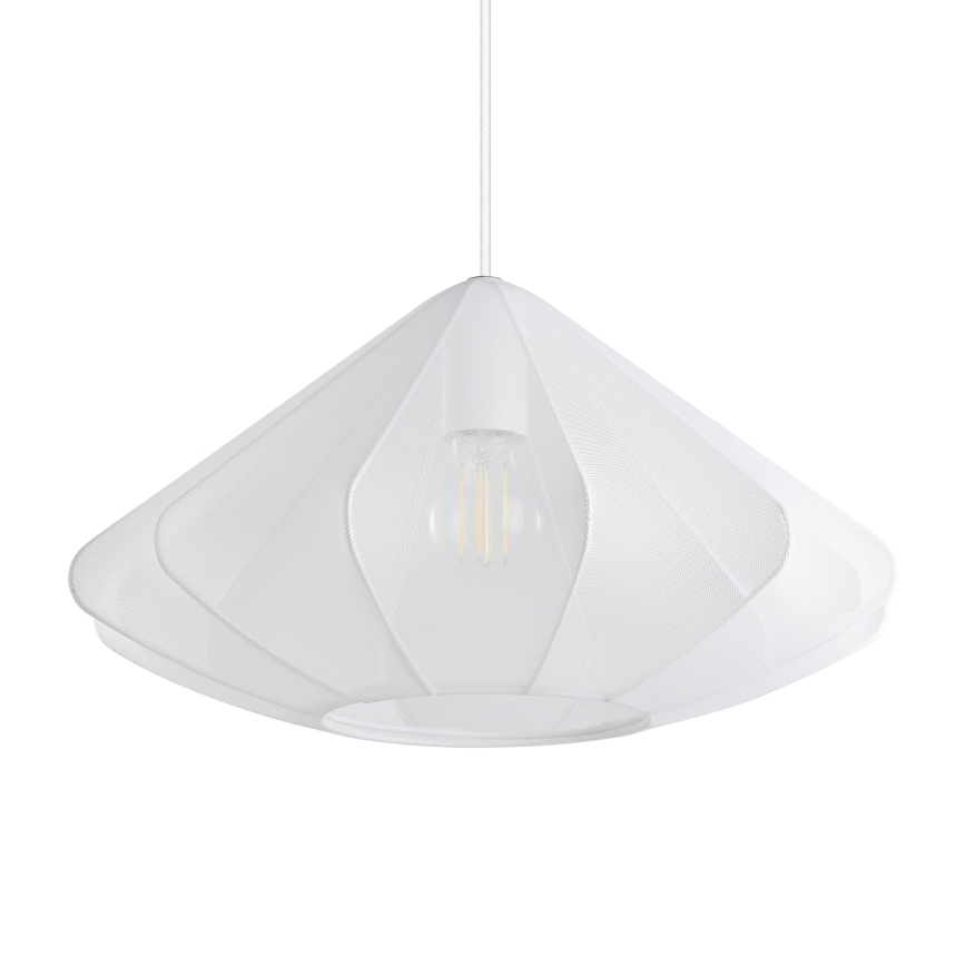 Eglo - Пендел 1xE27/40W/230V Ø 42,5 см бял