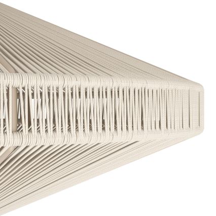 Eglo - Таванно осветително тяло 1xE27/40W/230V, Ø 38 см, кремаво