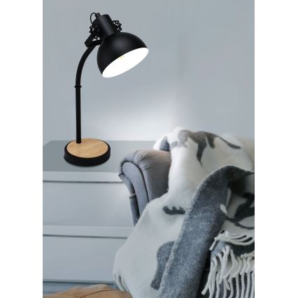 Eglo - Настолна лампа 1xE27/28W/230V - FSC сертифицирано