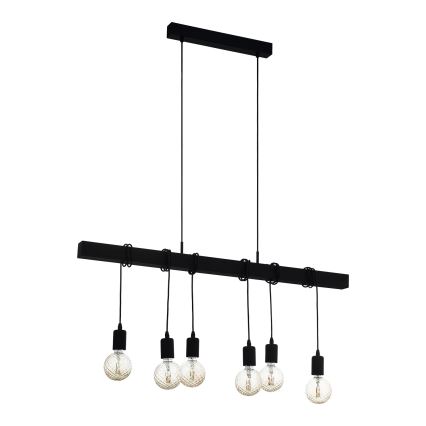 Eglo - Пендел TOWNSHEND 6xE27/60W/230V - FSC сертифицирано