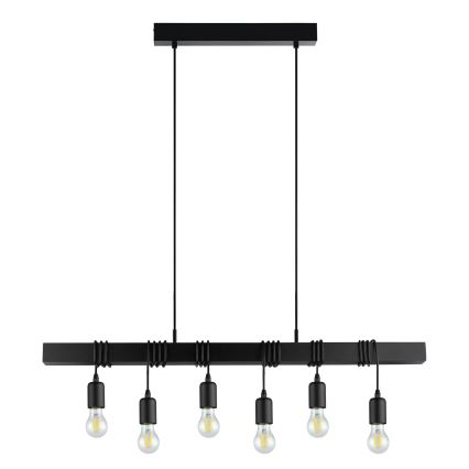 Eglo - Пендел TOWNSHEND 6xE27/60W/230V - FSC сертифицирано