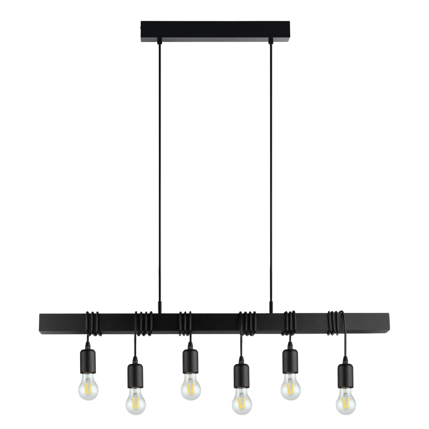 Eglo - Пендел TOWNSHEND 6xE27/60W/230V - FSC сертифицирано