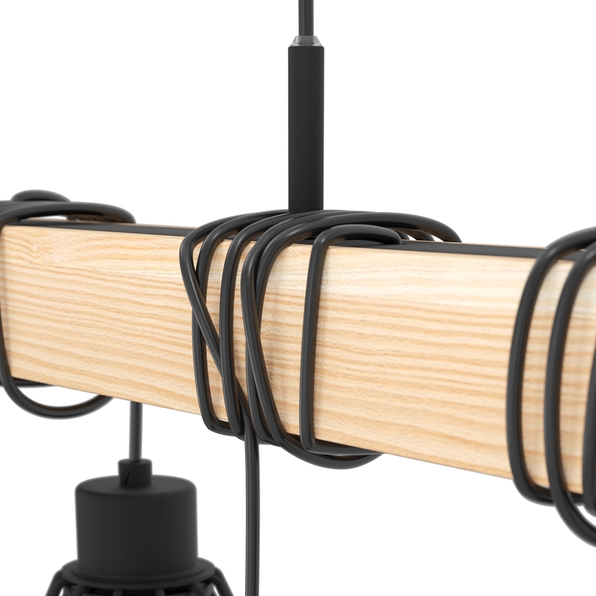 Eglo - Пендел TOWNSHEND 9xE27/60W/230V - FSC сертифицирано