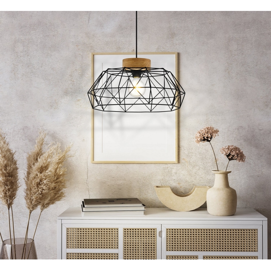 Eglo - Подвесна лампа на кабел 1xE27/60W/230V