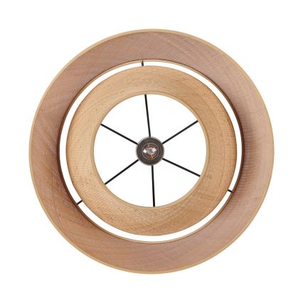 Eglo - Висяща лампа на шнур 1xE27/60W/230V ратан