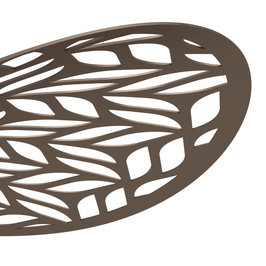 Eglo - Бронзова подова лампа 1xE27/60W/230V