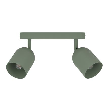 Eglo - Точково осветително тяло 2xE14/40W/230V зелено